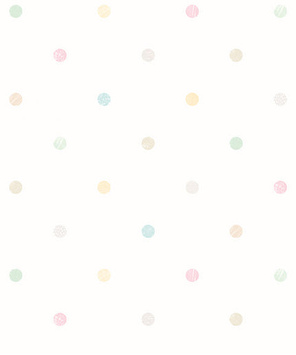 WGU50151W Dutch Wallcoverings When i grow up Doodle Spot - Dit behang is licht en speels met subtiele tinten roze