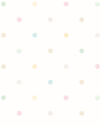 WGU50151W Dutch Wallcoverings When i grow up Doodle Spot - Dit behang is licht en speels met subtiele tinten roze