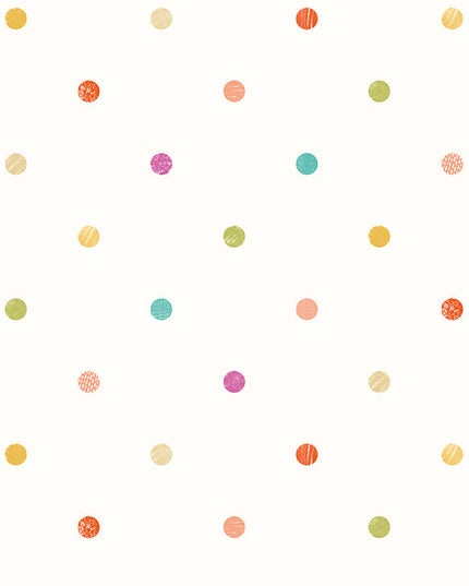 WGU50152W Dutch Wallcoverings When i grow up Doodle Spot - Dit behang is speels en fris met een lichte basis en subtiele accenten van oker