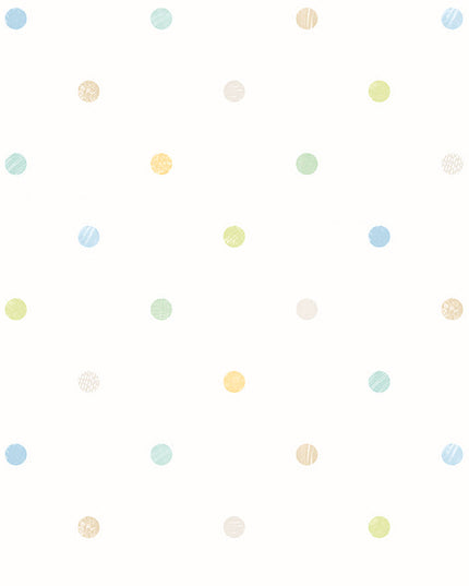WGU50154W Dutch Wallcoverings When i grow up Doodle Spot - Dit behang is speels en licht van kleur