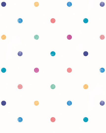 WGU50155W Dutch Wallcoverings When i grow up Doodle Spot - Dit behang is fris en speels met een mix van blauw